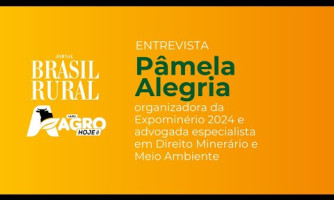 ENTREVISTA COM PÂMELA ALEGRIA - JORNAL BRASIL RURAL