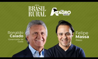 ENTREVISTA COM RONALDO CAIADO E FELIPE MASSA - JORNAL BRASIL RURAL